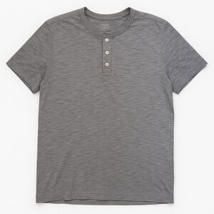 Gray Sonoma Short Sleeve Henley T-Shirt